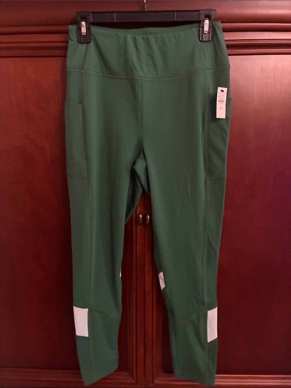 Talbots womens Green Active Leggings with Side Pockets - Unbranded